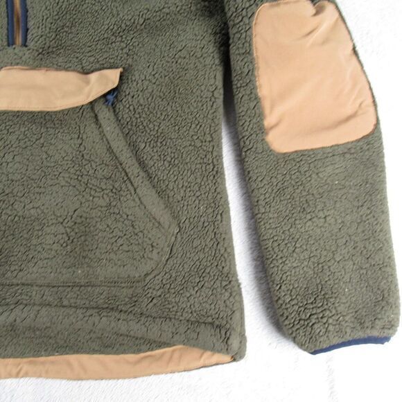 The North Face Hoody Womens XS Green Pockets 1/2 Zip Campshire Deep Pile Fleece - Picture 5 of 12